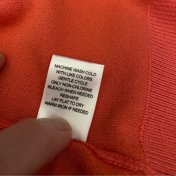 NWT Lety & Me Size Small Coral Lightweight 3/4 Length sleeve Versatile basic. - Picture 6 of 8